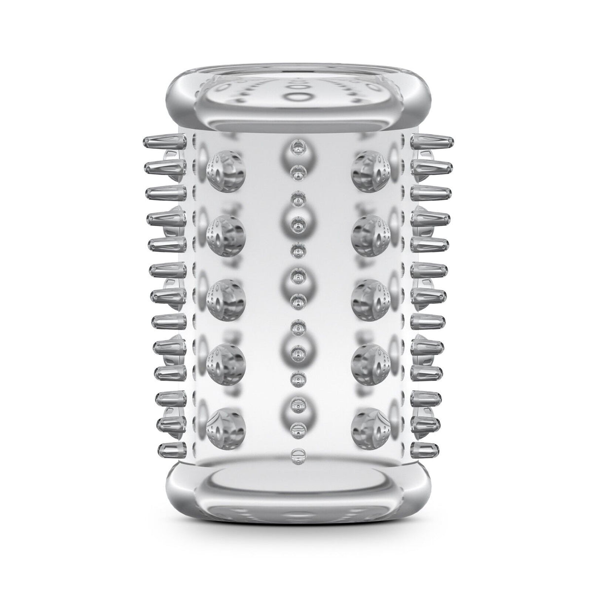 Stay Hard Cock Sleeve #3 Clear - Male Penis Ring Girth Enhancer