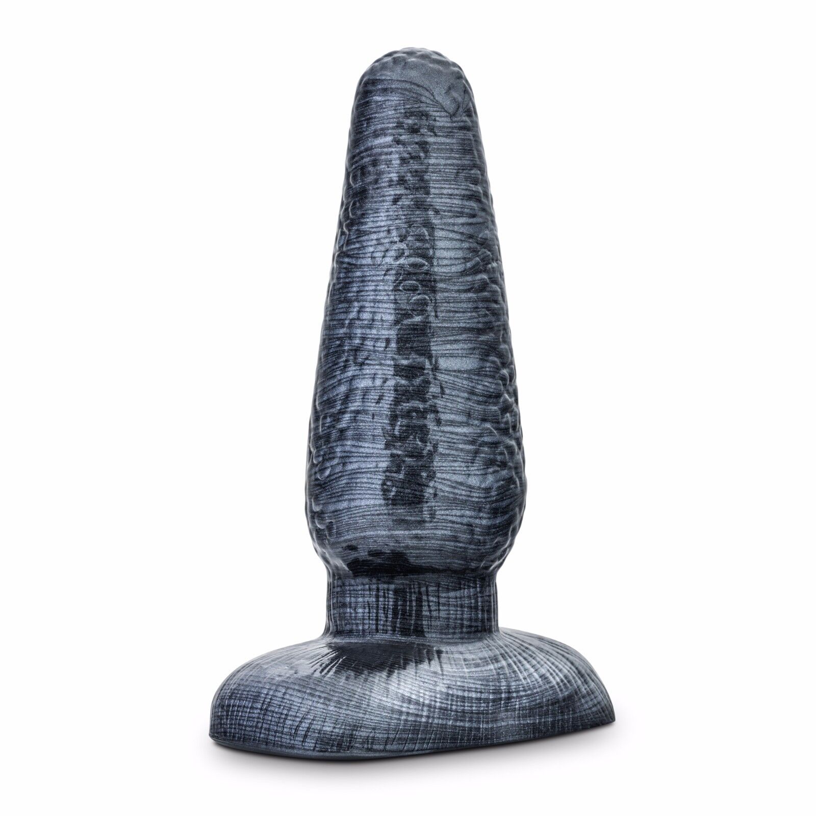 Blush JET The Plug Black - 5" Textured Intermediate Anal Plug Butt Probe **