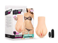 Blush Honey Pot- 6.5" Vibrating Realistic Pussy Ass Dual Entry Male Masturbation*