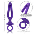 Booty Call Silicone Groove Probe Purple - Anal Butt Plug **