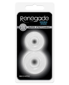 Renegade Double Stack Enhancement Ring Set - Clear 2pc