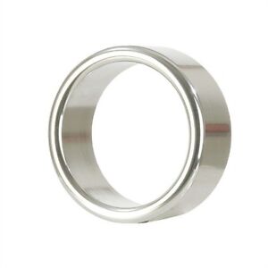 Cal Exotics Alloy Metallic Cock Ring Medium 1.5" - Male Penis Erection Enhancer **